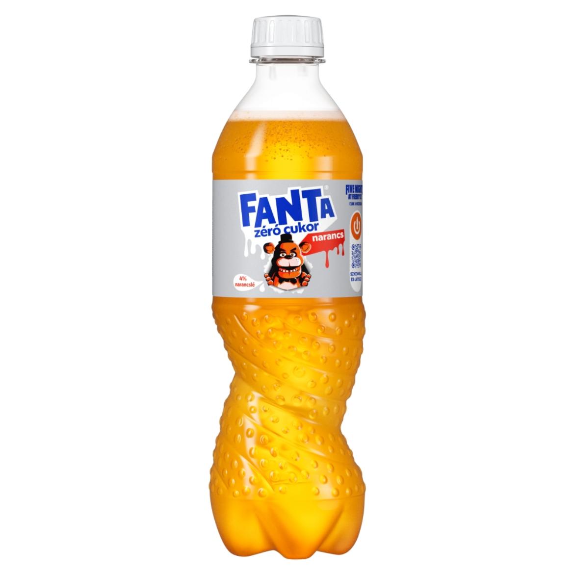 Fanta Zéró cukor energiamentes narancsízű szénsavas üdítőital édesítőszerekkel, + betétdíj,