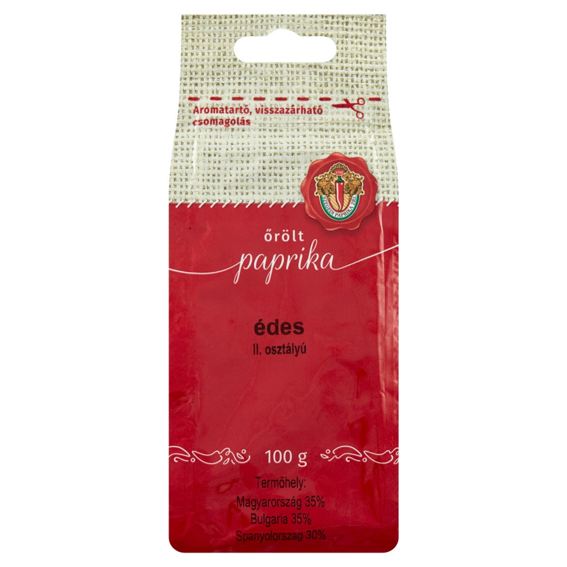 Szegedi Paprika II. osztályú édes őrölt paprika