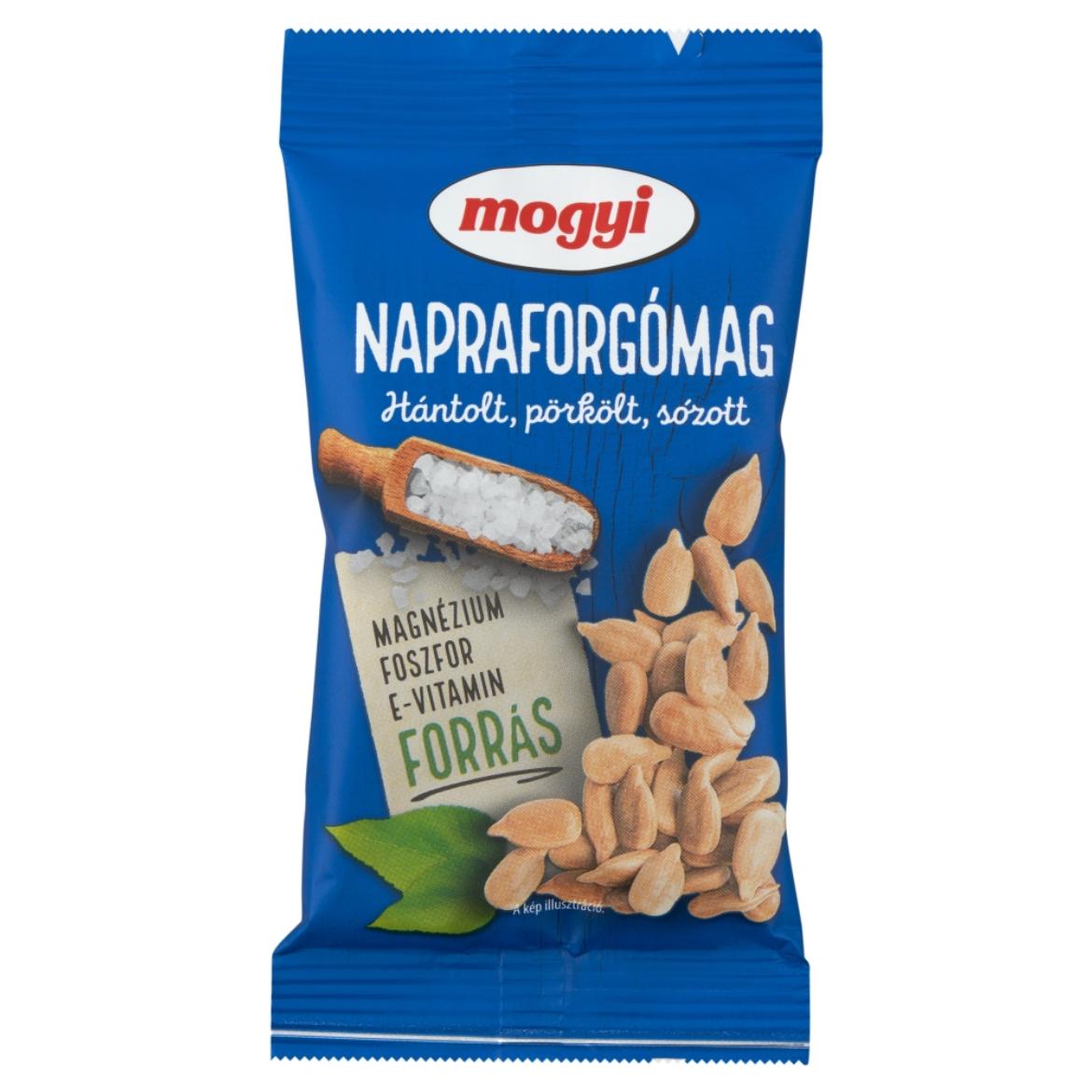 Mogyi hántolt, pörkölt, sózott napraforgómag
