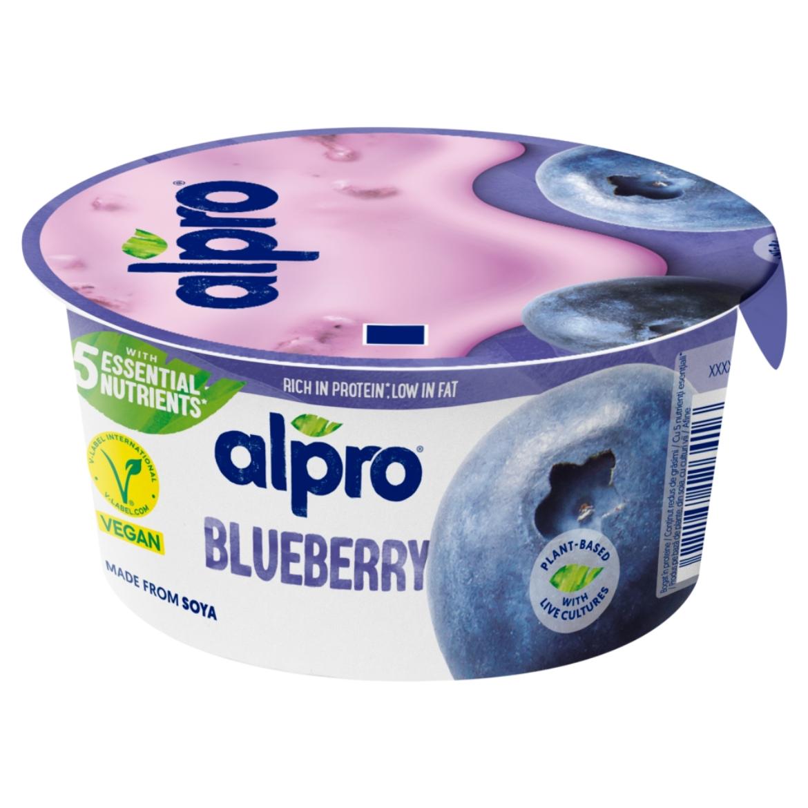 ALPRO kékáfonyás szójagurt joghurt kultúrával