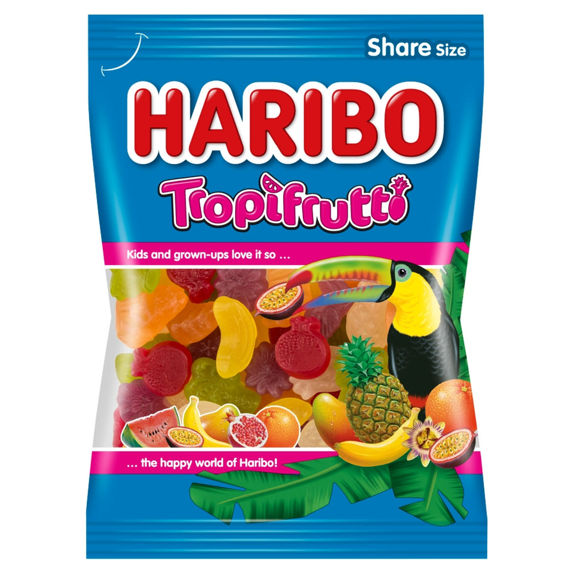 Haribo Tropifrutti gyümölcsízű gumicukorka