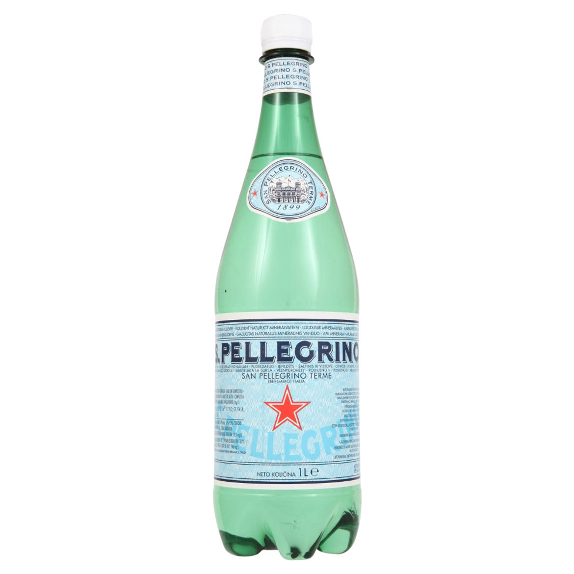 San Pellegrino szén-dioxiddal dúsított természetes ásványvíz 1 l