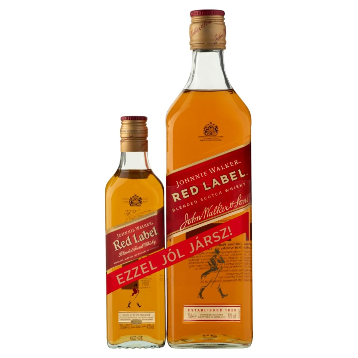 Johnnie Walker Red Label skót whisky 40% 0,7 l +0,2 l