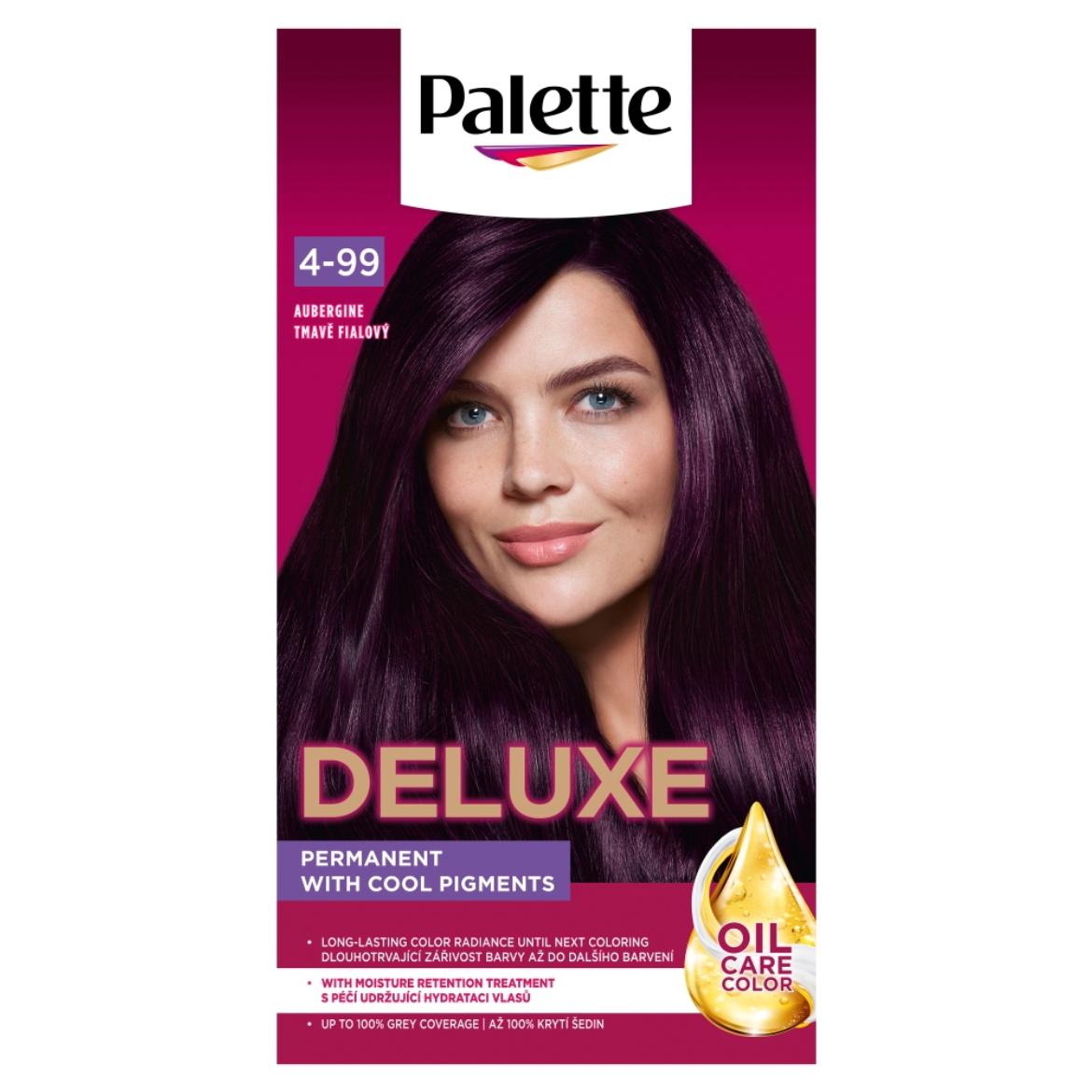 Palette Deluxe 4-99 padlizsán intenzív krémhajfesték (880)