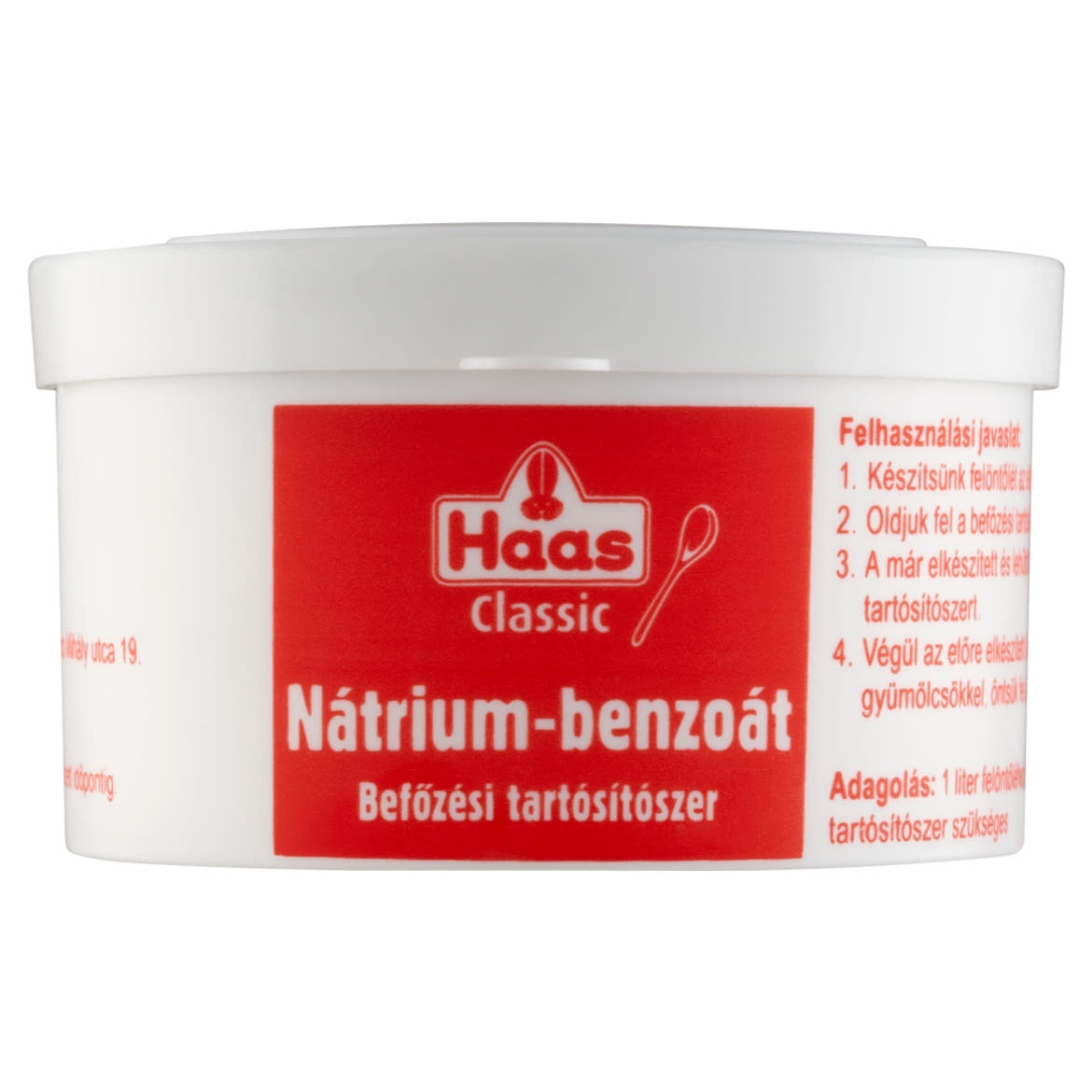 Haas Nátrium-benzoát,