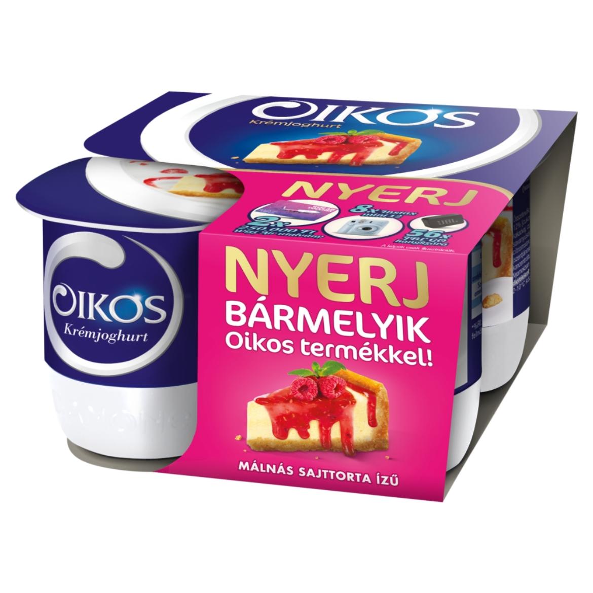 Danone Oikos málnás sajttorta ízű krémjoghurt 4 x