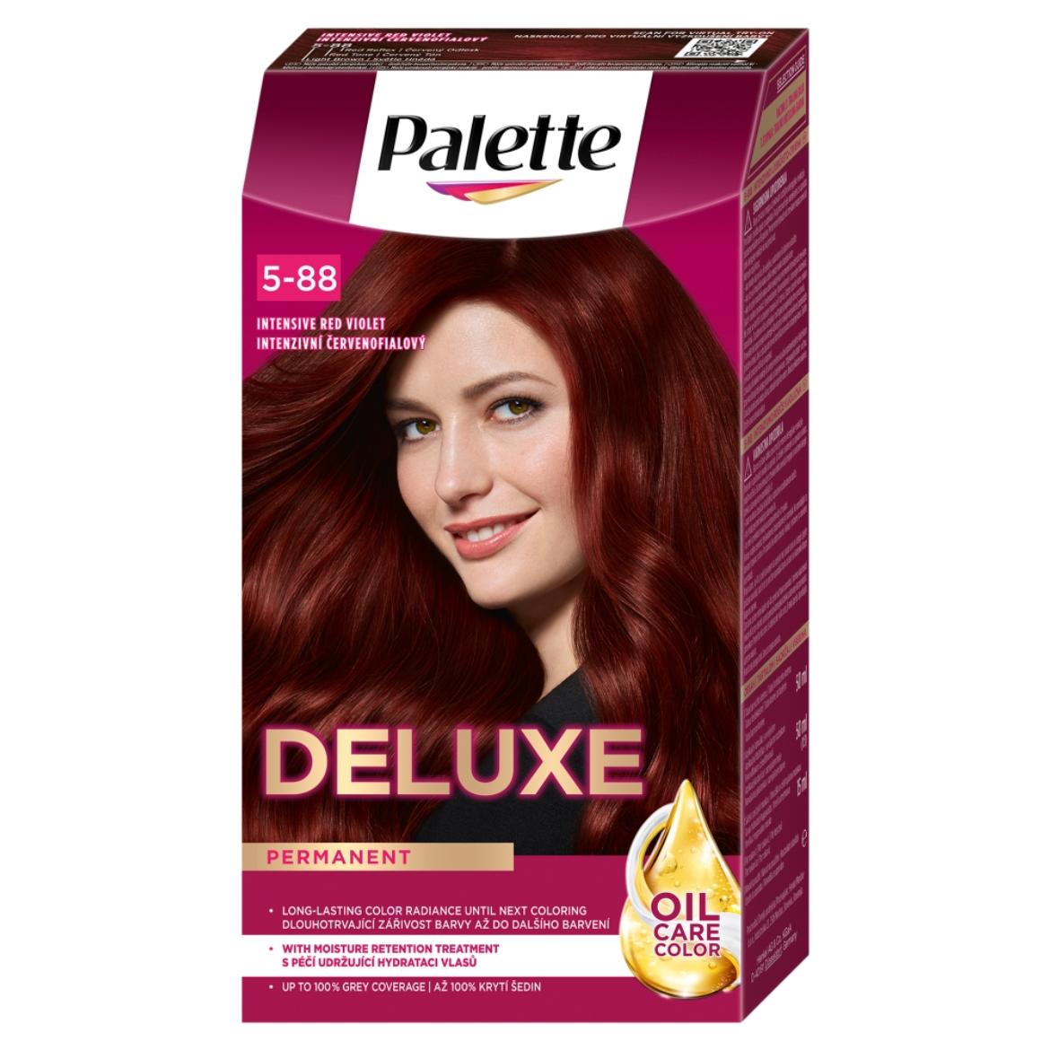 Palette Deluxe 5-88 intenzív vörös violett intenzív krémhajfesték (679)