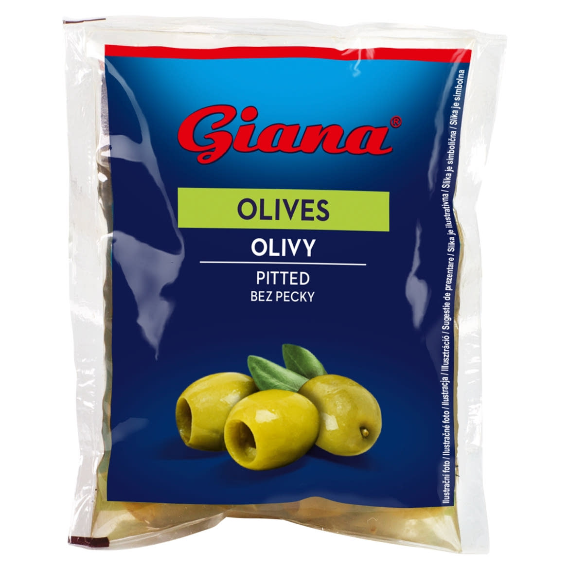 Giana spanyol zöld magozott olívabogyó sós lében