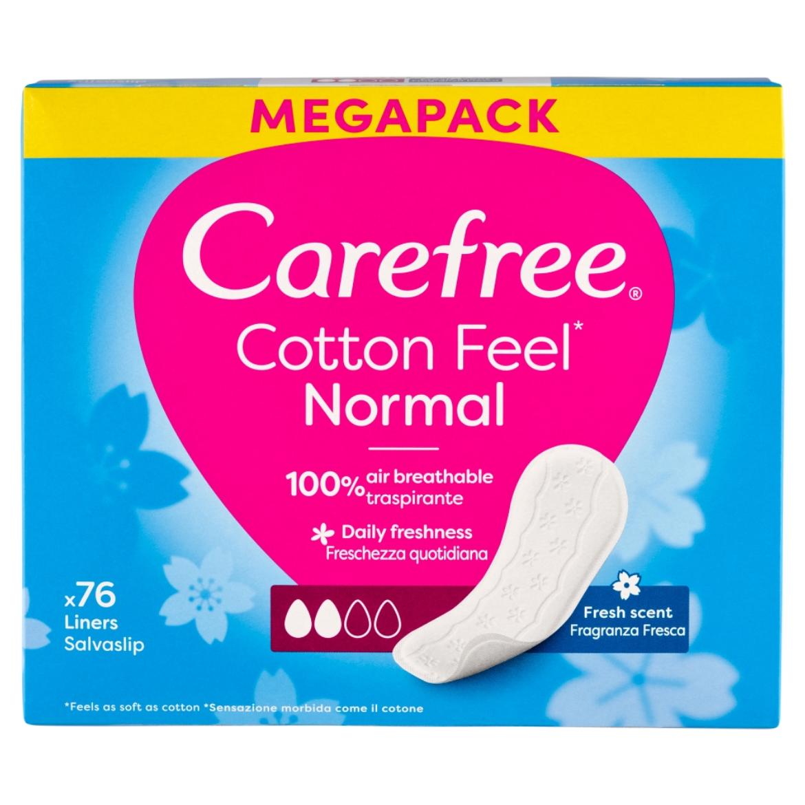 Carefree Cotton Feel Normal tisztasági betét friss illattal