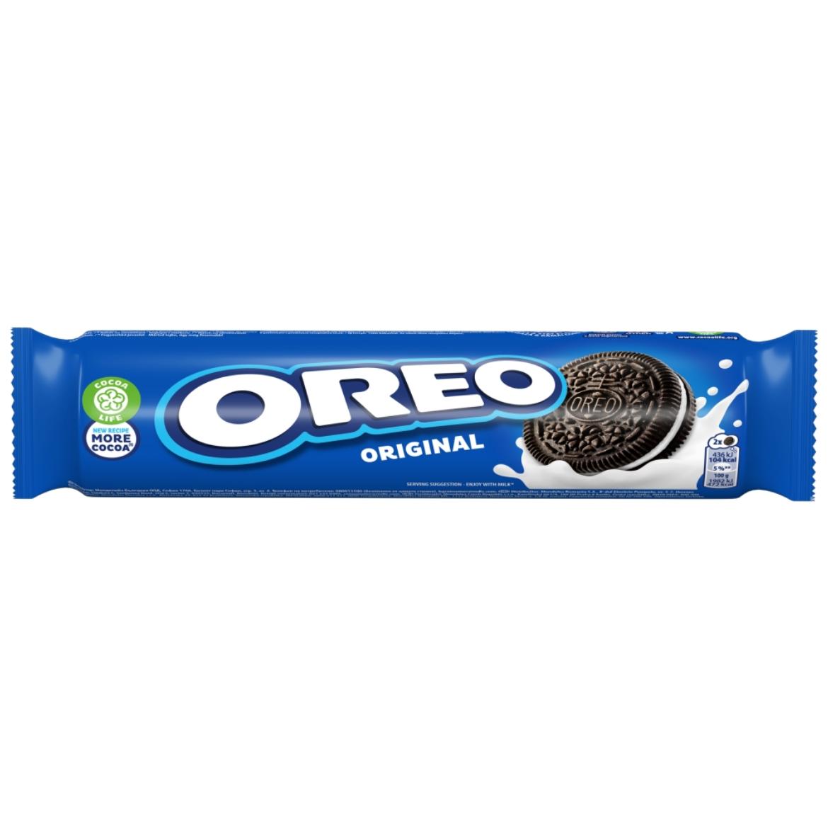 Oreo Original vanília ízű töltelékkel töltött kakaós keksz