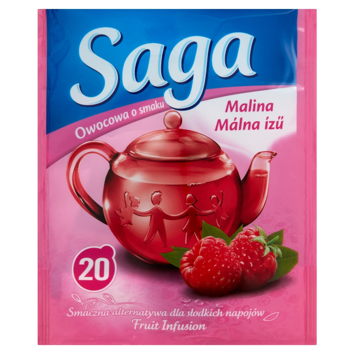 Saga málna ízű gyümölcstea