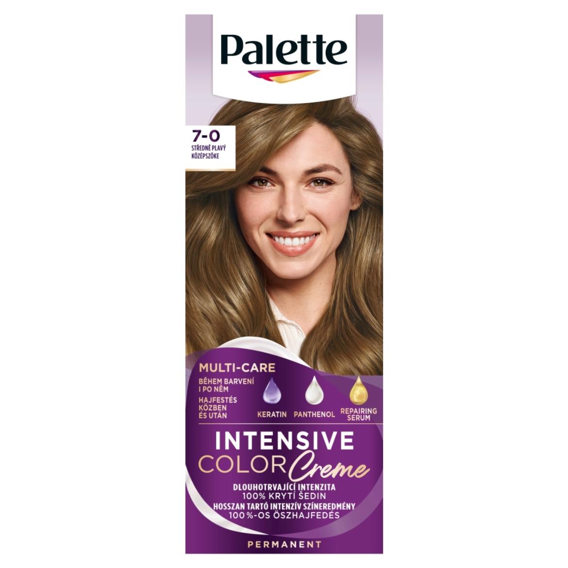 Schwarzkopf Palette Intensive Color Creme tartós hajfesték 7-0 középszőke (N6)