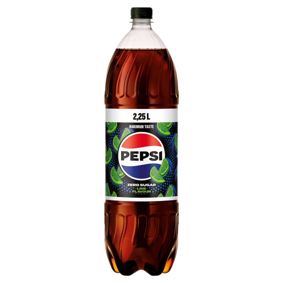Pepsi Lime colaízű energiamentes szénsavas üdítőital édesítőszerekkel lime ízesítéssel