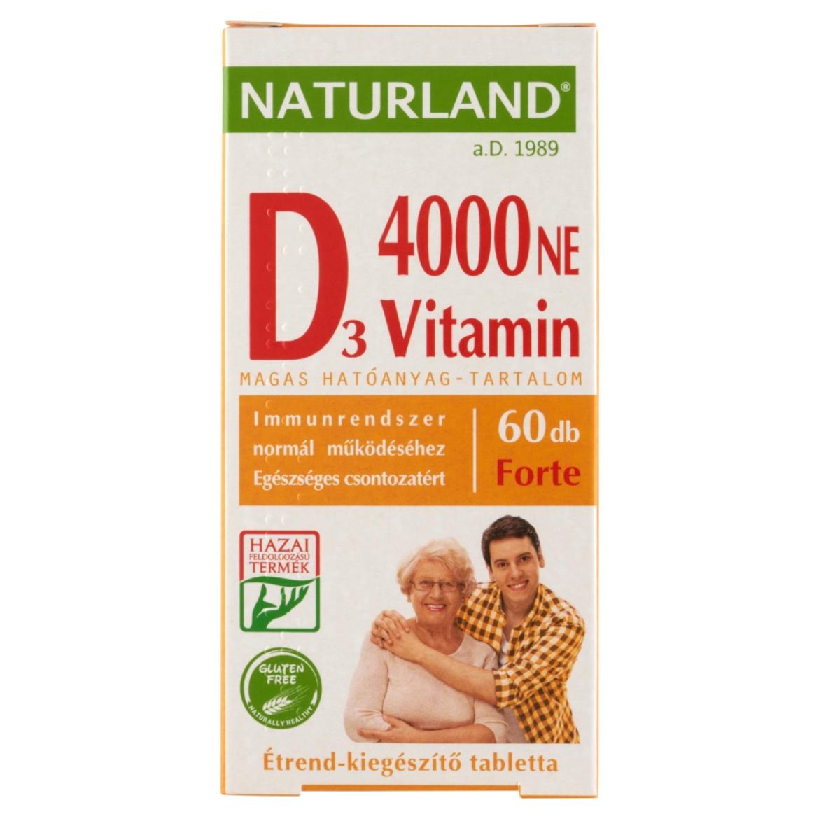 Naturland Vitalstar D-vitamin 4000 NE forte étrend-kiegészítő tabletta