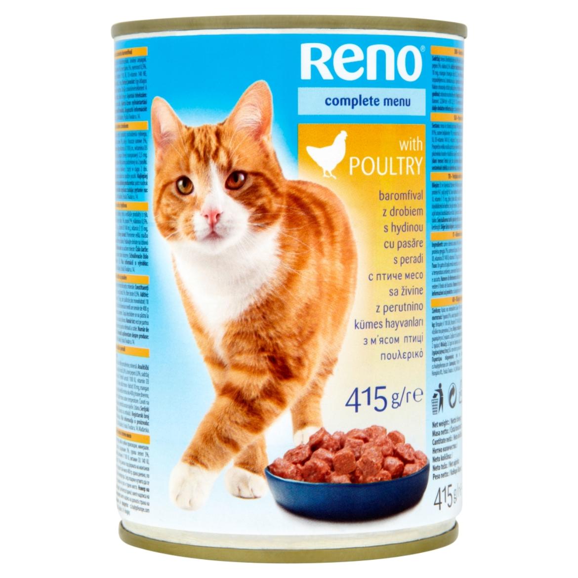 Reno Konzerv teljes értékű állateledel felnőtt macskák számára baromfival