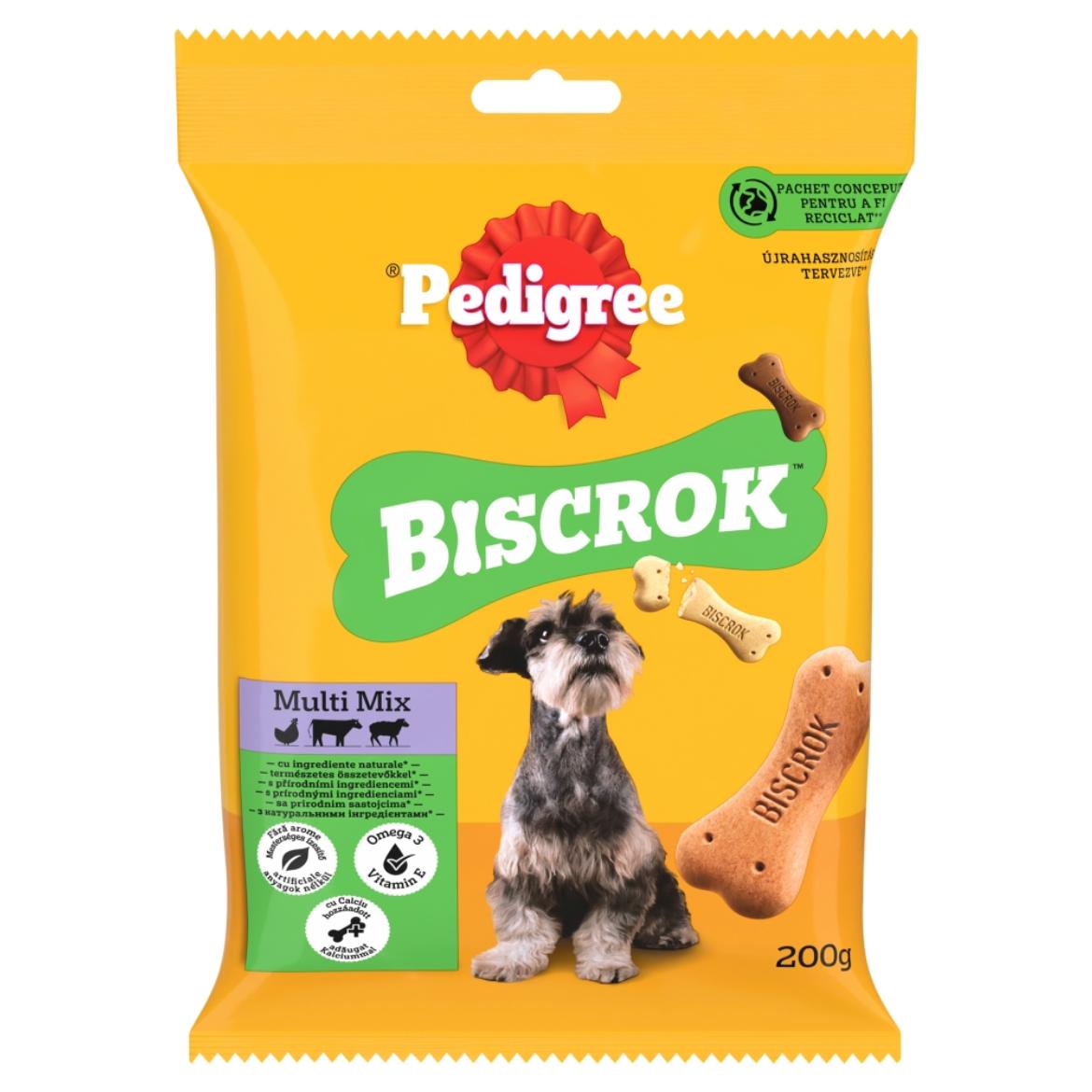 Pedigree Biscrok Multi Mix csirke-marha-bárány kiegészítő állateledel felnőtt kutyák számára