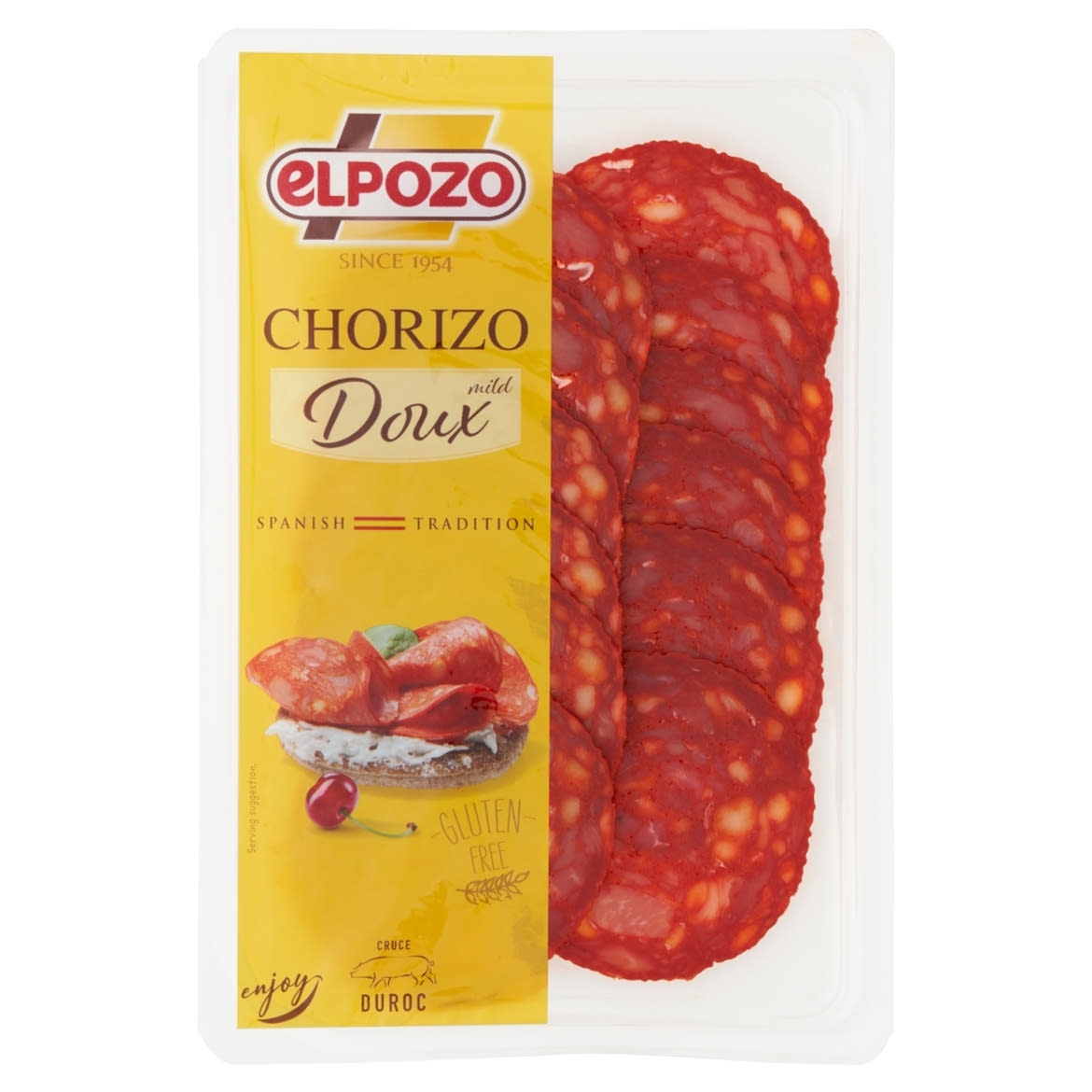 Elpozo Chorizo extra szeletelt szárított szalámi
