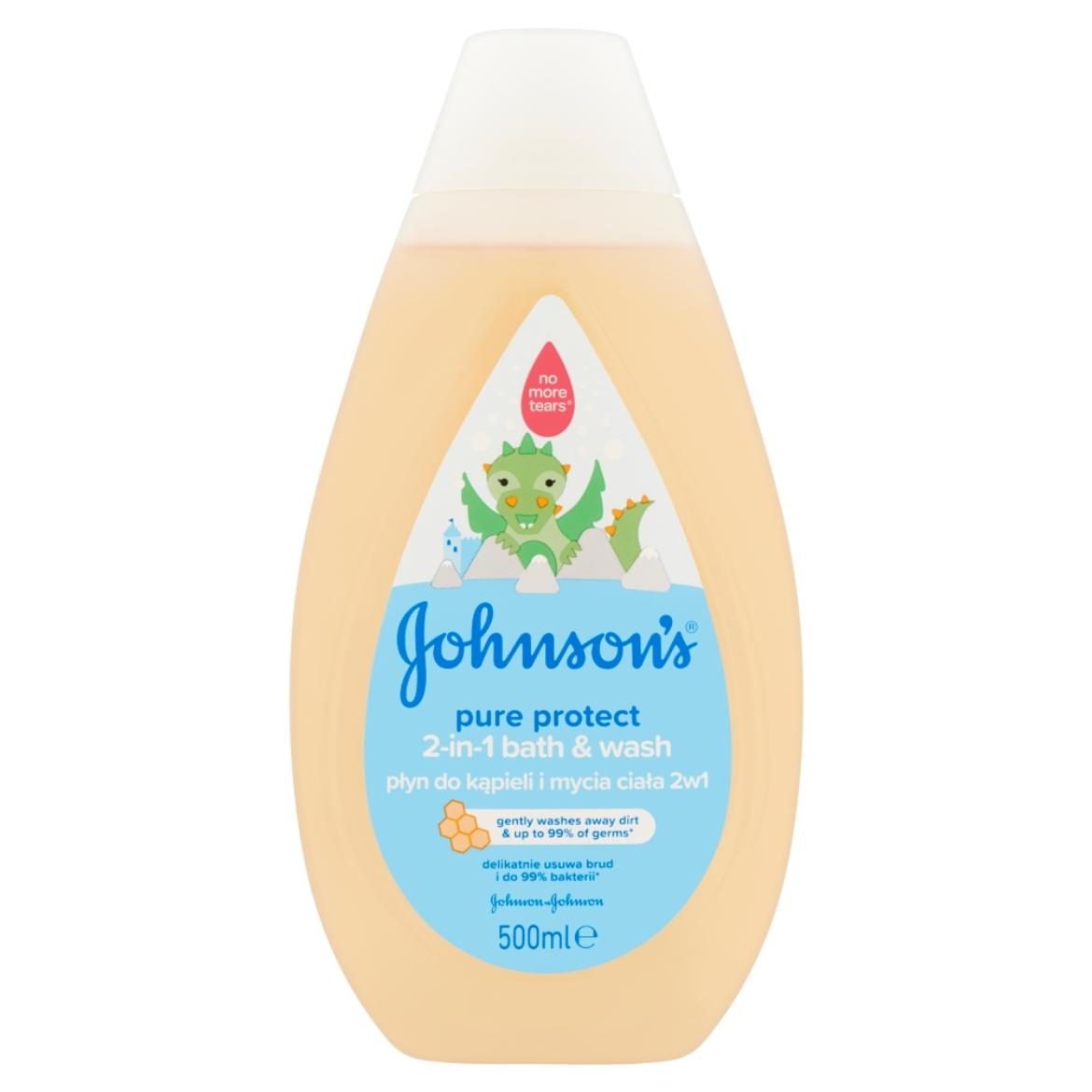 JOHNSON'S® Pure Protect 2 az 1-ben fürdető és tusfürdő gyermekeknek