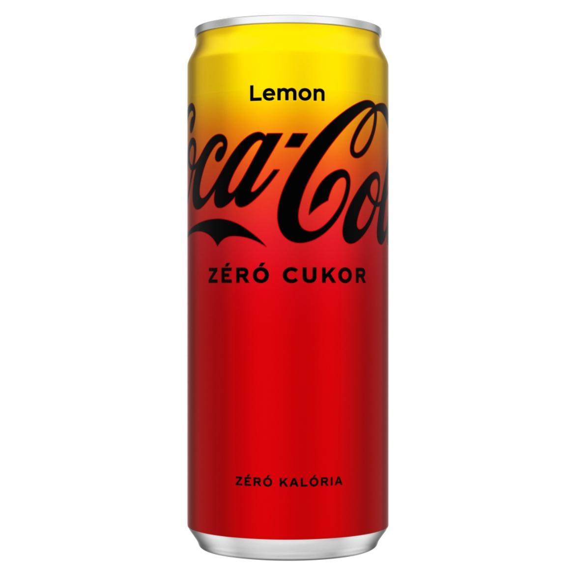 Coca-Cola Zero cola- és citromízű energiamentes szénsavas üdítőital édesítőszerekkel