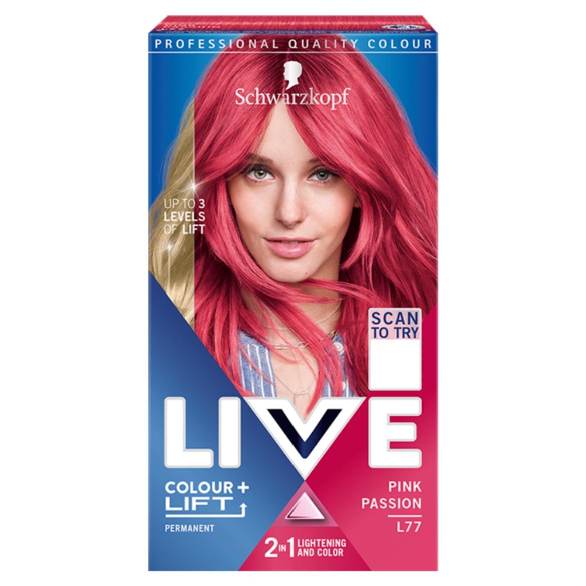 Schwarzkopf Live Lift+ L77 Pink szenvedély tartós hajfesték
