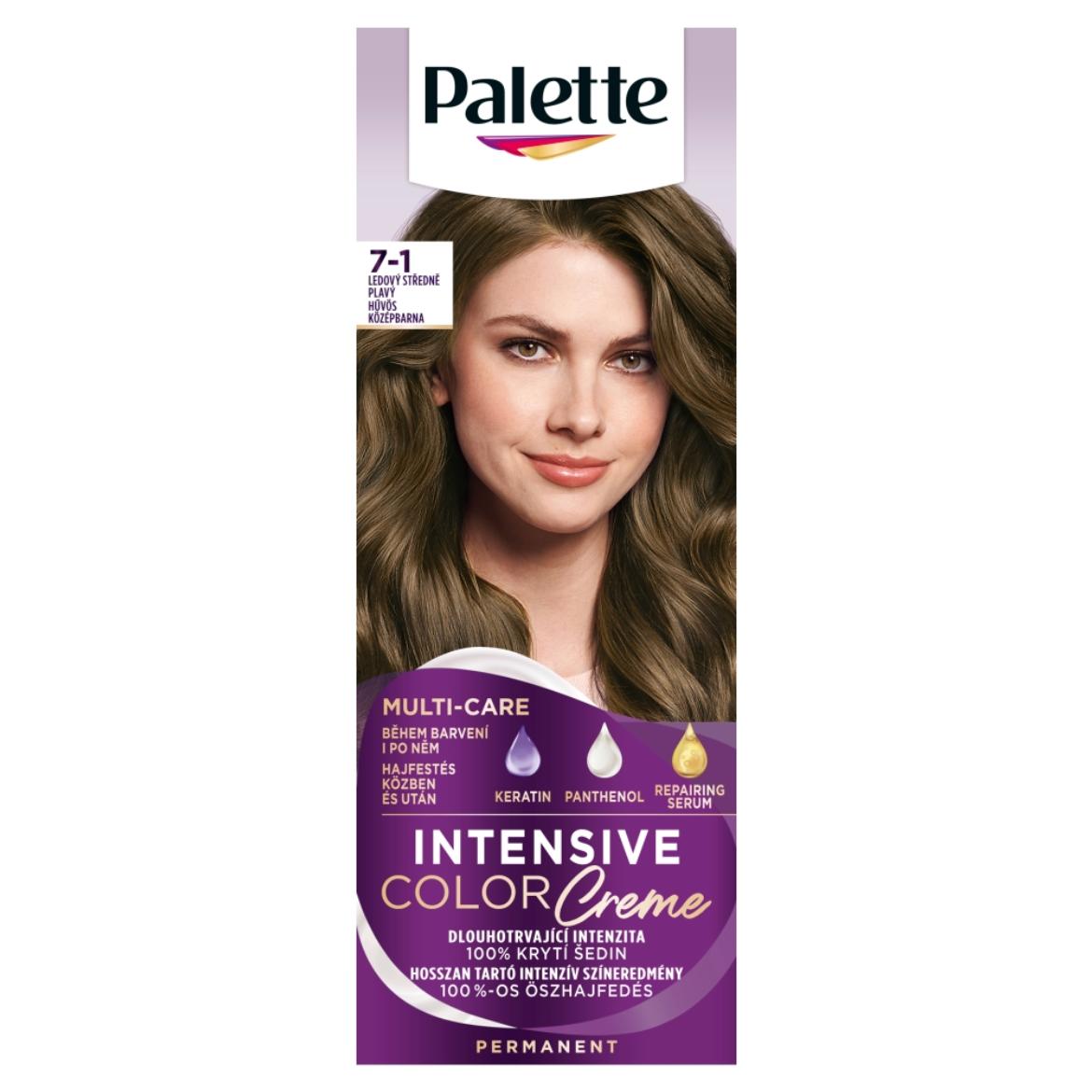 Palette Intensive Color Creme hajfesték 7-1 Hamvas középbarna