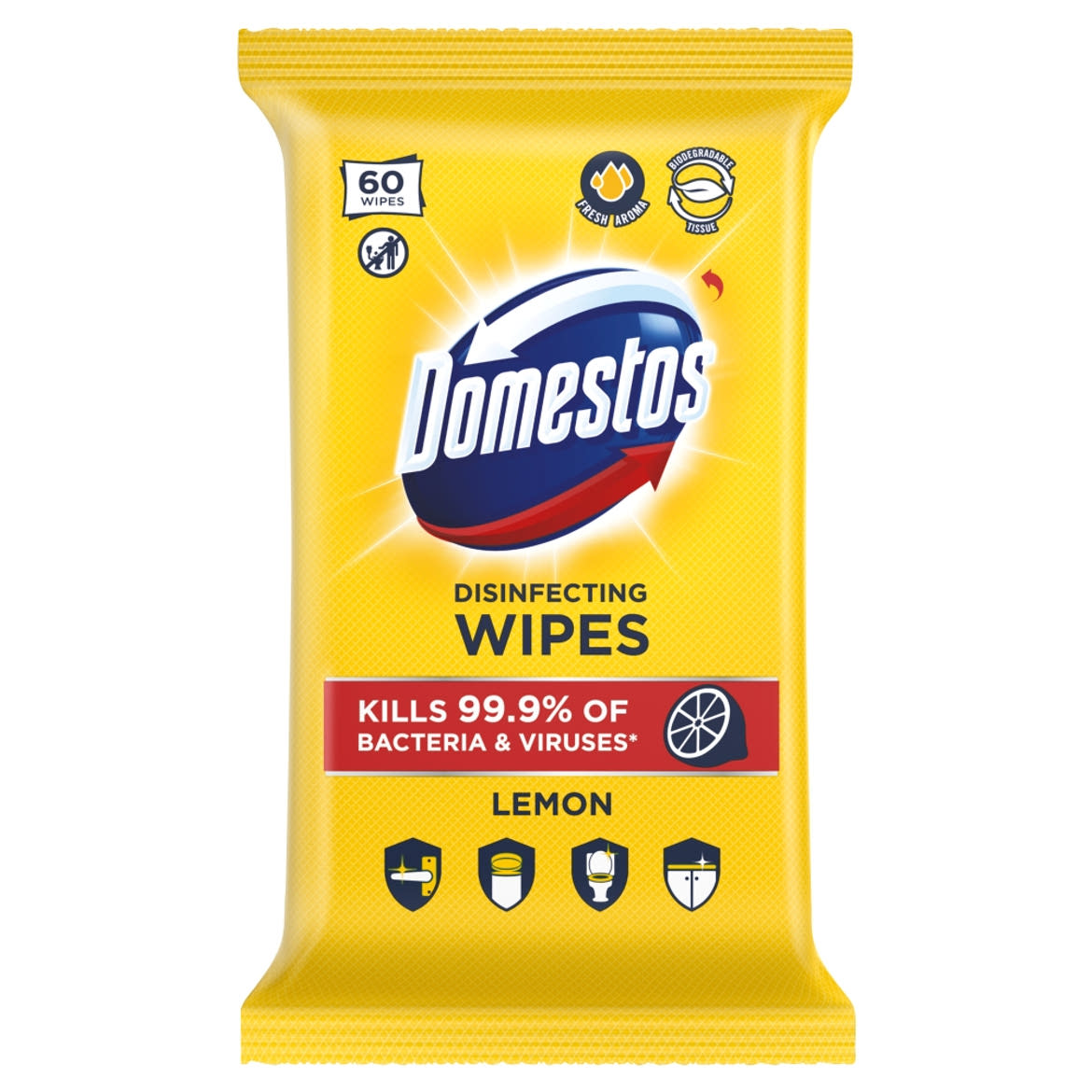 Domestos Lemon Fresh törlőkendő