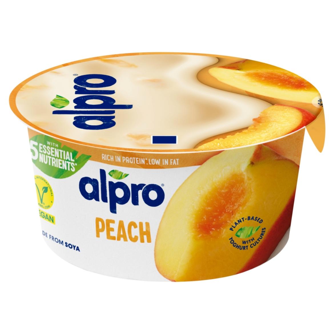 ALPRO őszibarackos szójagurt joghurt kultúrával