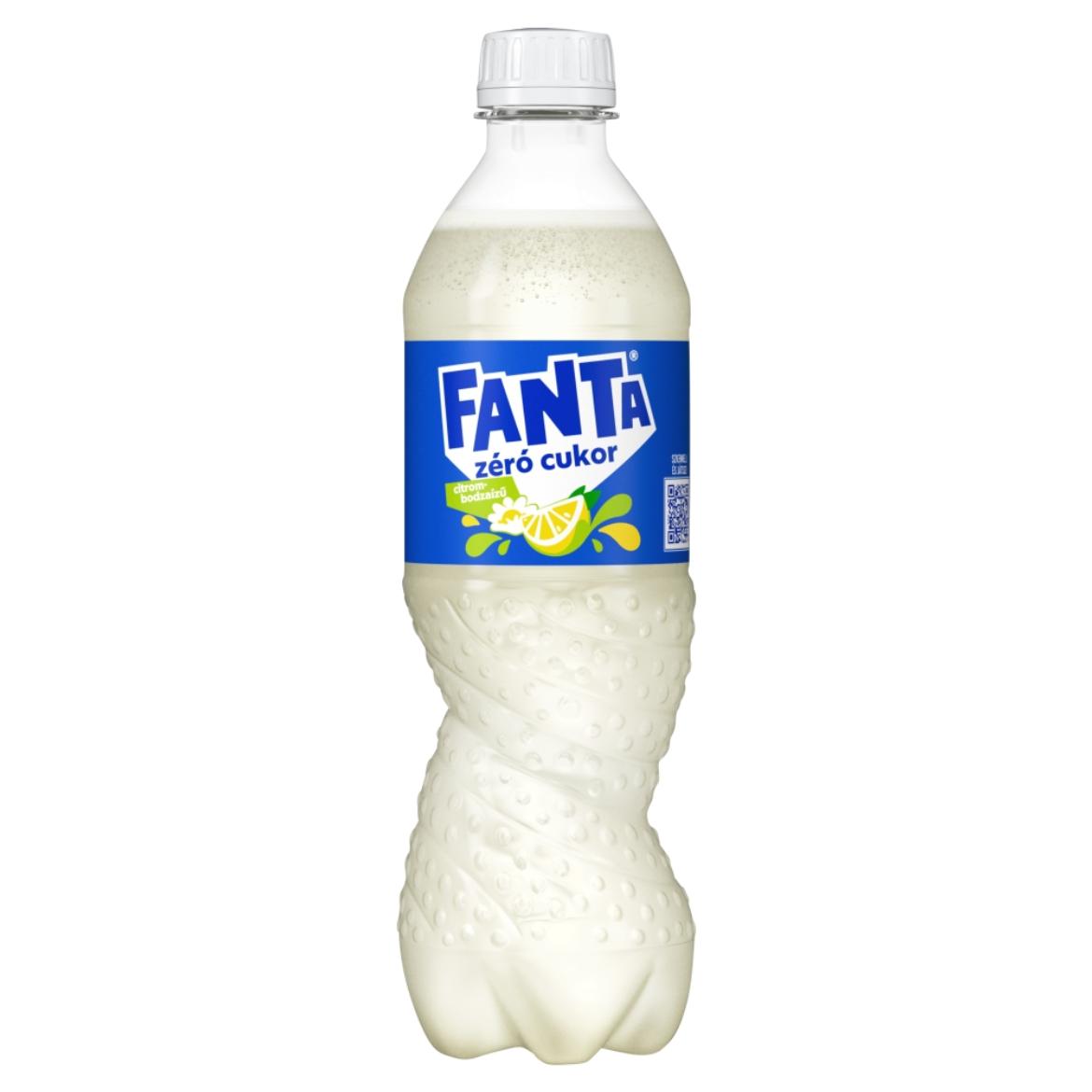 Fanta zero bodzaízű szénsavas üdítőital, + betétdíj,