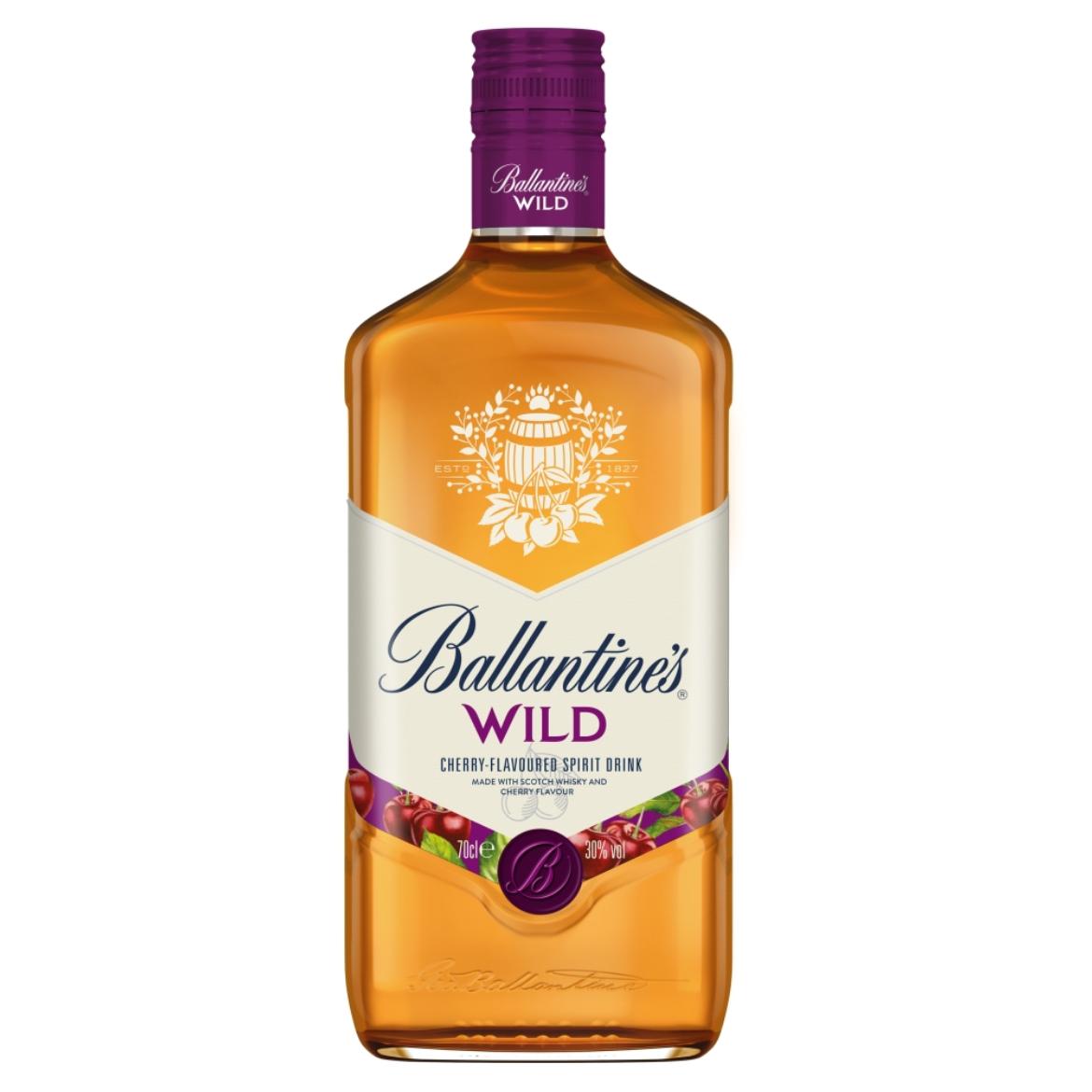 Ballantine's Wild cseresznye ízesítésű skót whisky-ből készült szeszesital 30% 0,7 l