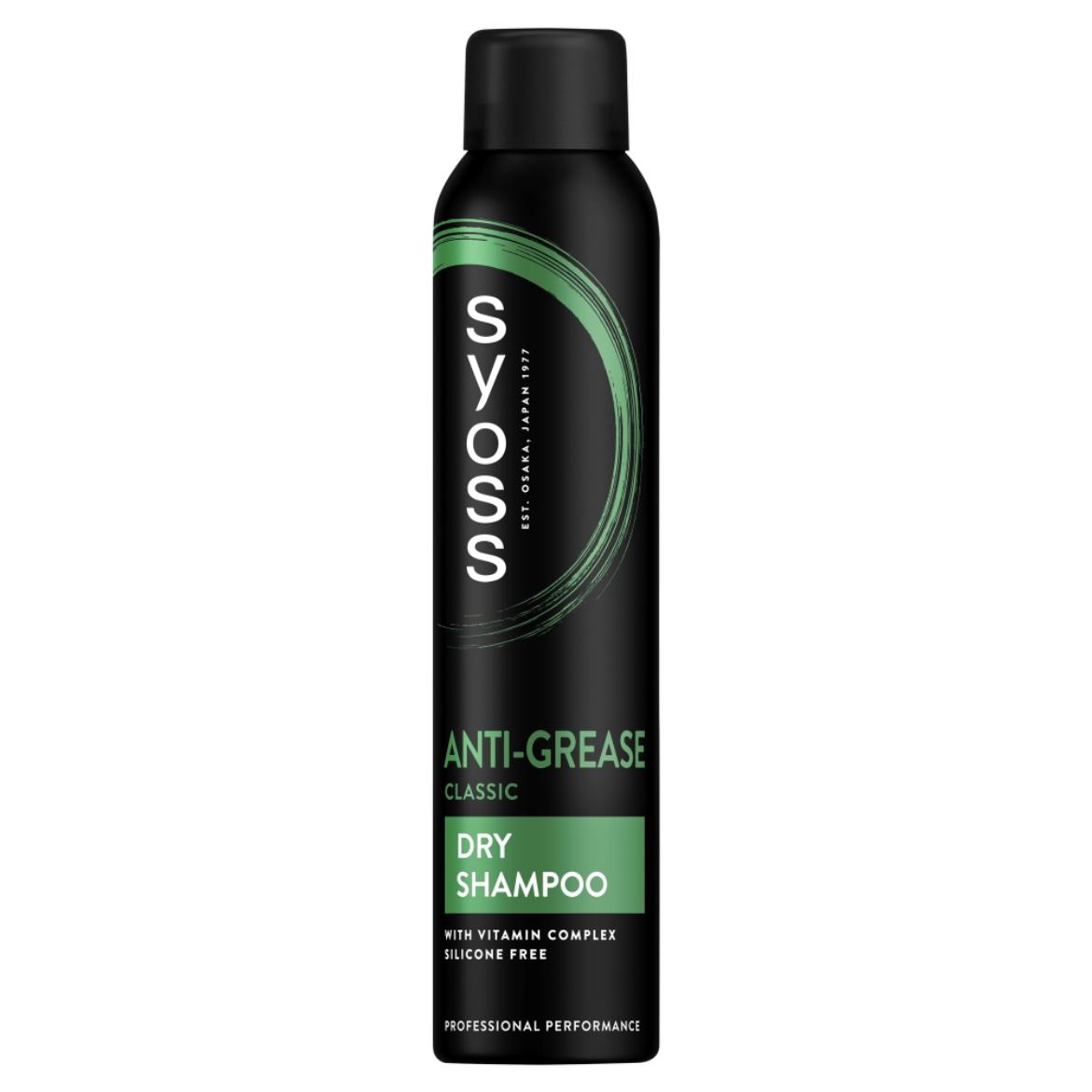 Syoss Anti-Grease zsírosodás elleni száraz sampon gyorsan zsírosodó hajra