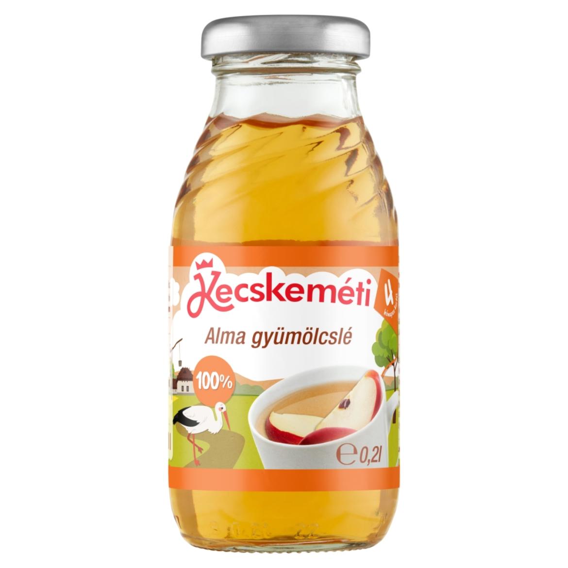 Kecskeméti 100% alma gyümölcslé bébiital 4 hónapos kortól 0,2 l