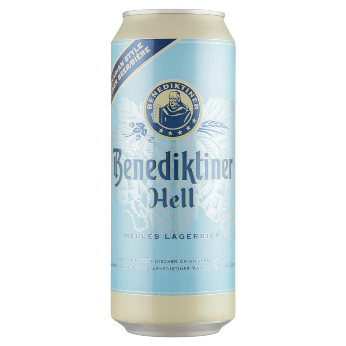 Benediktiner Hell német világos sör 5%