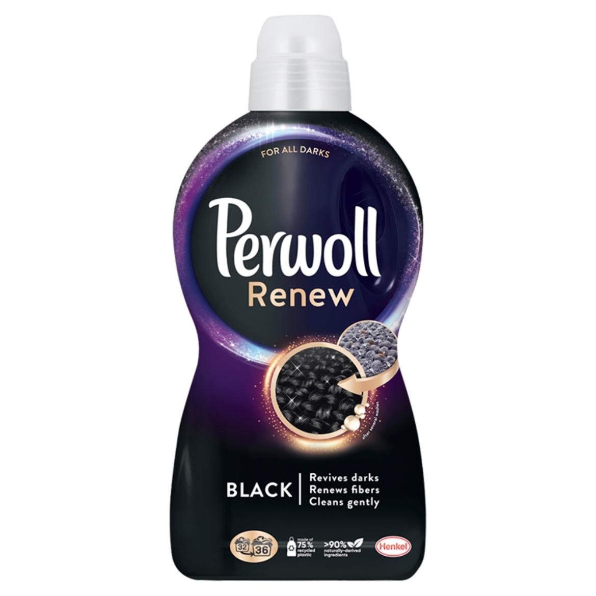Perwoll Renew Black finommosószer fekete és sötét textíliákhoz 36 mosás
