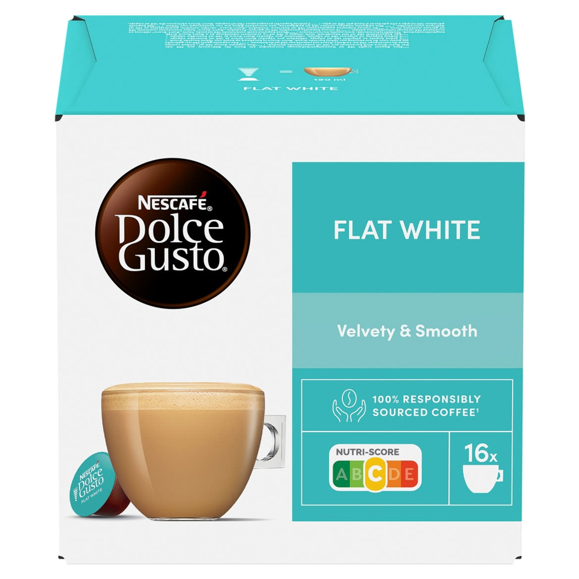 NESCAFÉ Dolce Gusto Flat White tejes kávékapszula