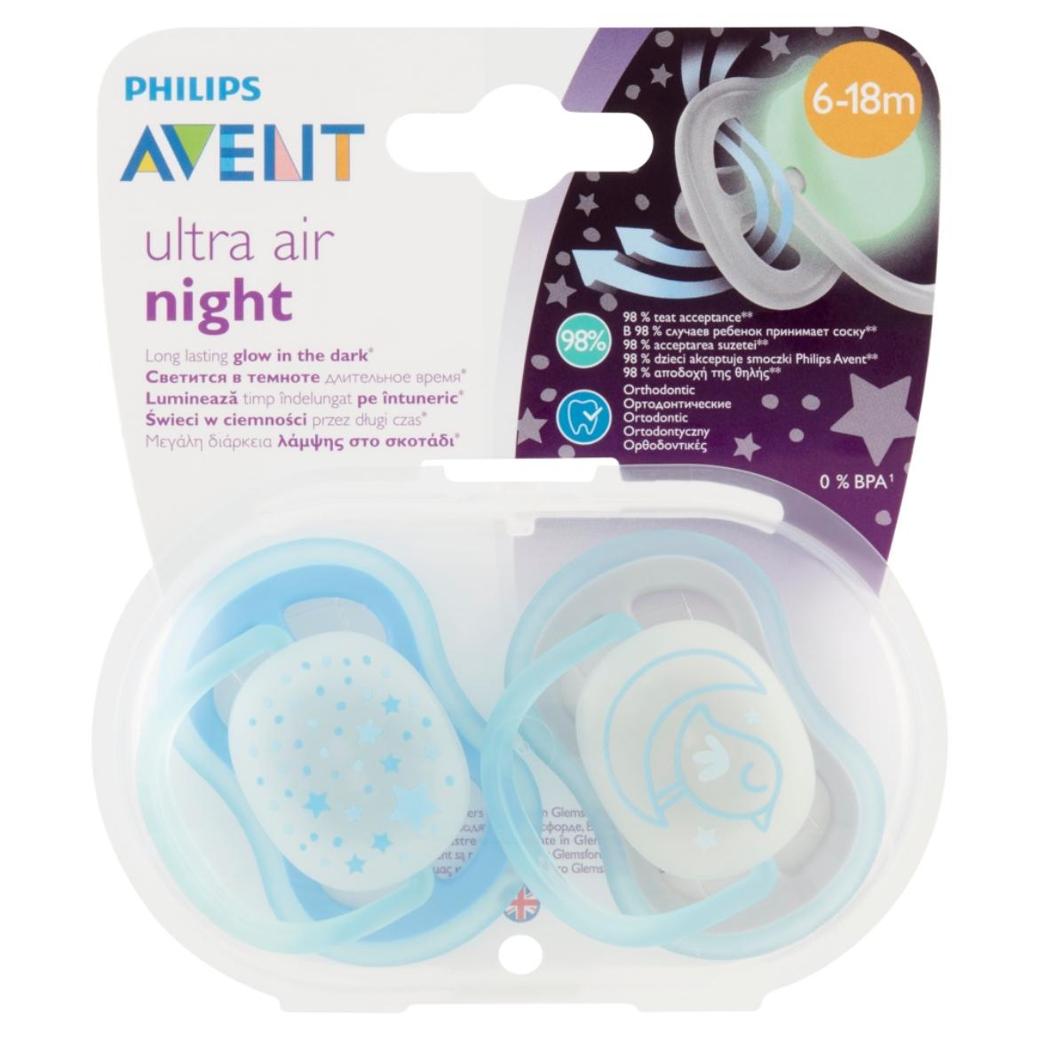 Avent éjszakai játszócumi, ultra air night, 6-18 hónapos korig, fiú