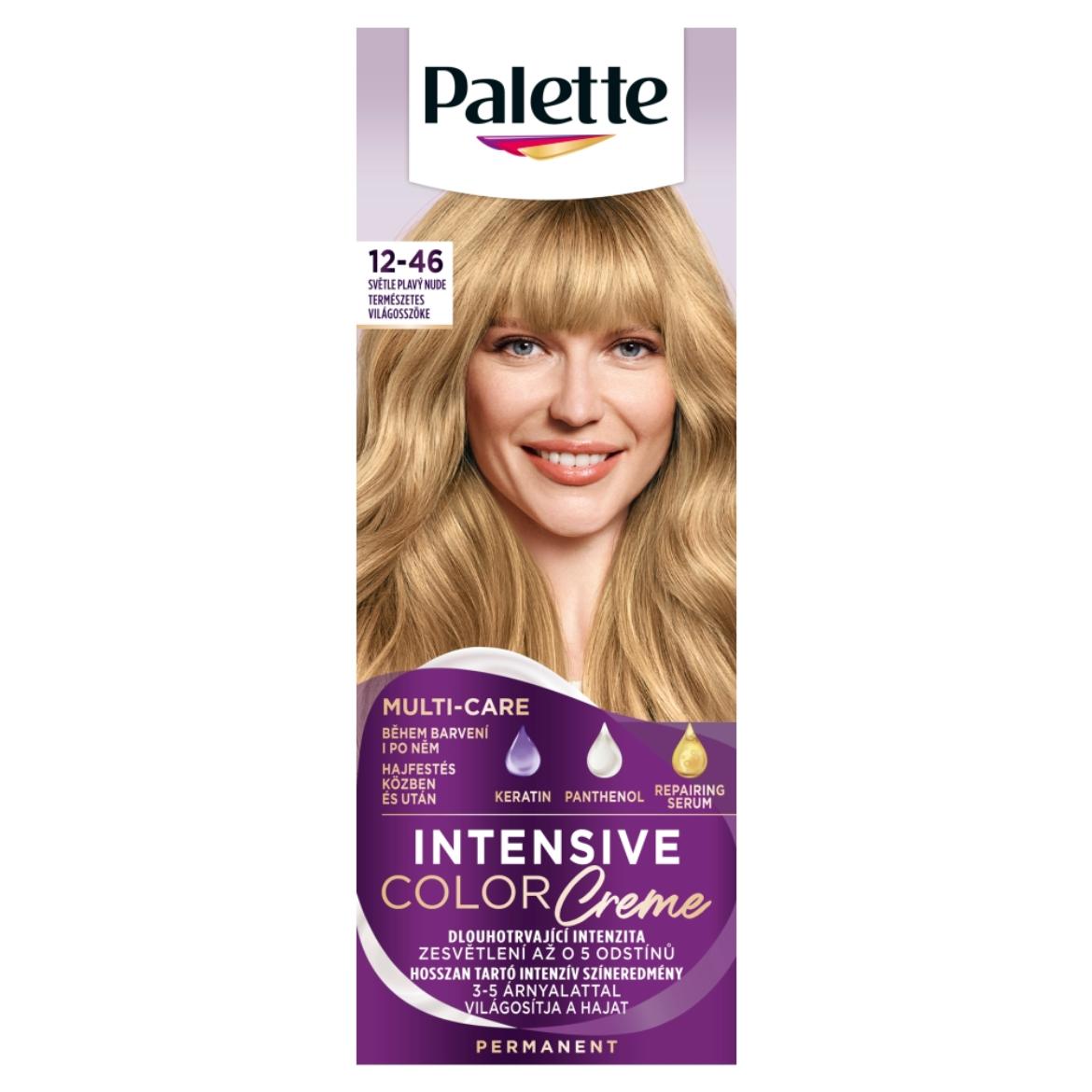 Schwarzkopf Palette Intensive Color Creme tartós hajfesték 12-46 természetes világosszőke (BW12)