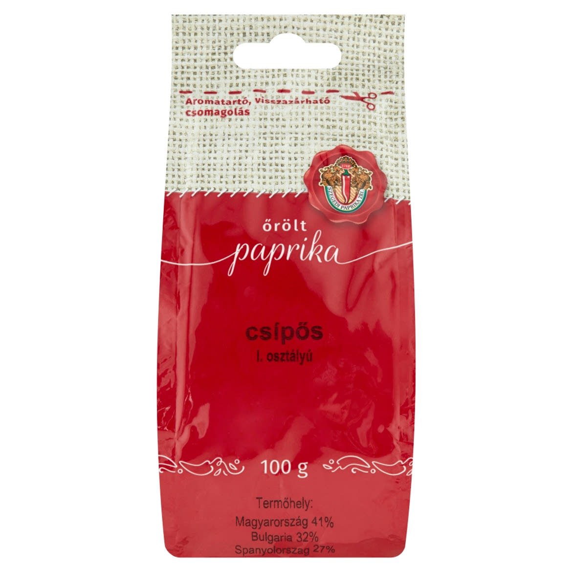 Szegedi Paprika I. osztályú csípős őrölt paprika