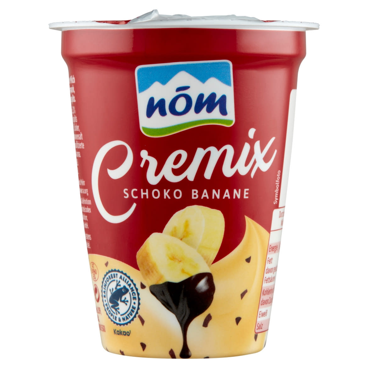 nöm Cremix banán-csokoládés desszertjoghurt,