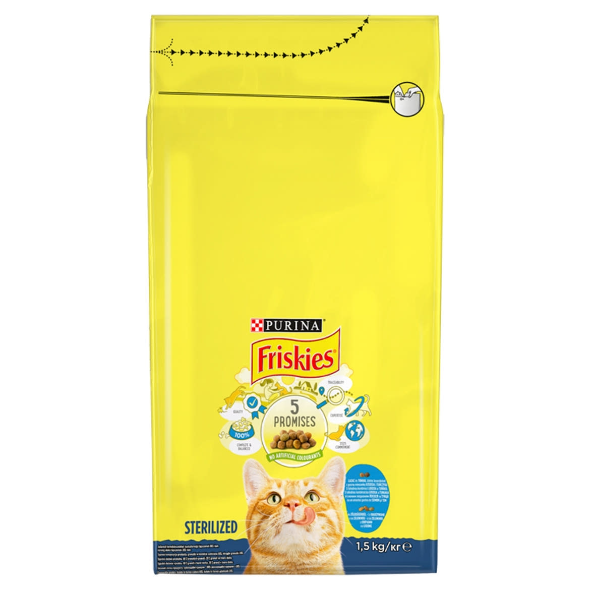 Friskies macska szárazeledel steril