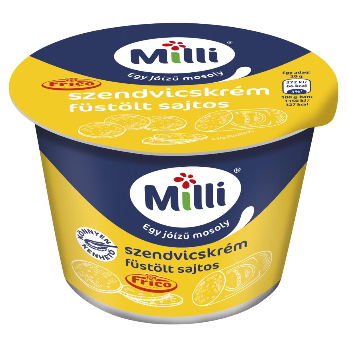 Milli Frico füstölt sajtos szendvicskrém