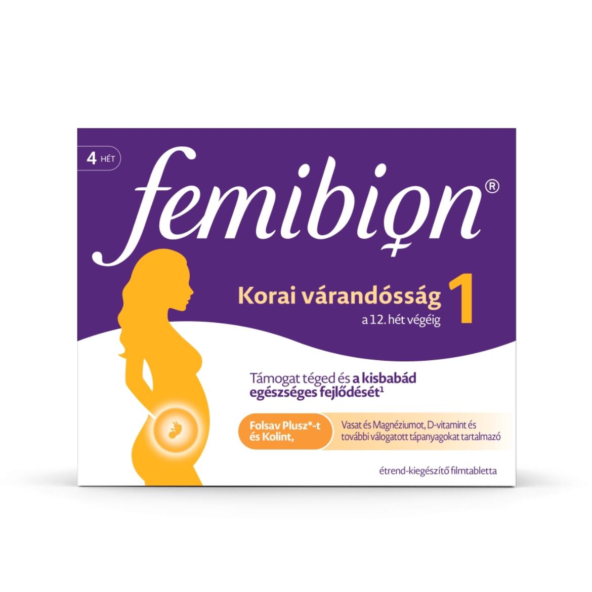 Femibion 1 Korai várandósság filmtabletta 28 db