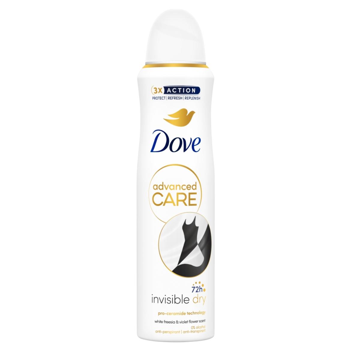 Dove Advanced Care Invisible Dry White Freesia & Violet Flower izzadásgátló