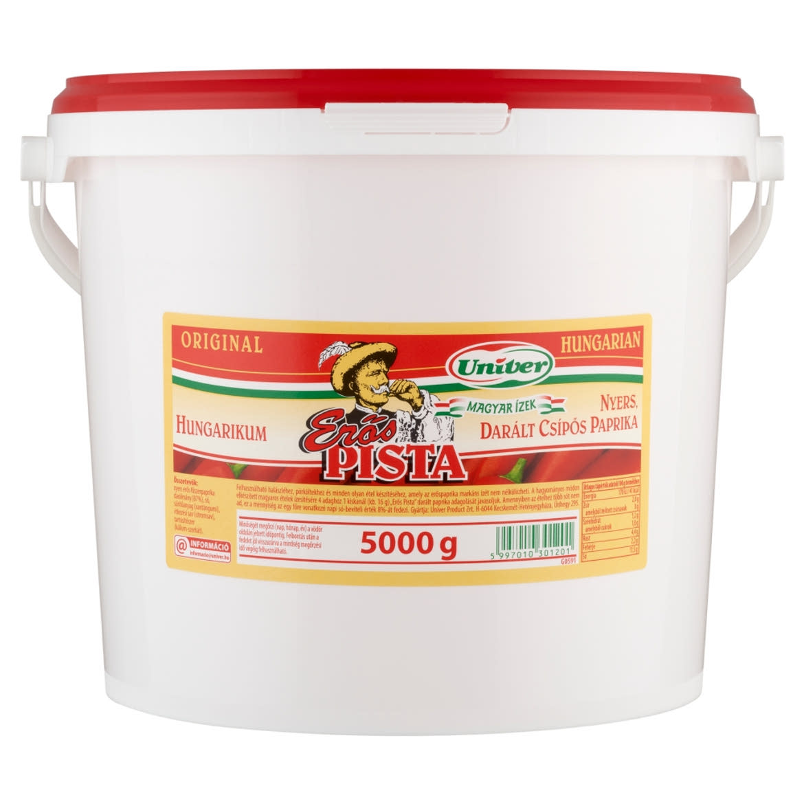 Univer Magyar Ízek Erős Pista nyers darált csípős paprika
