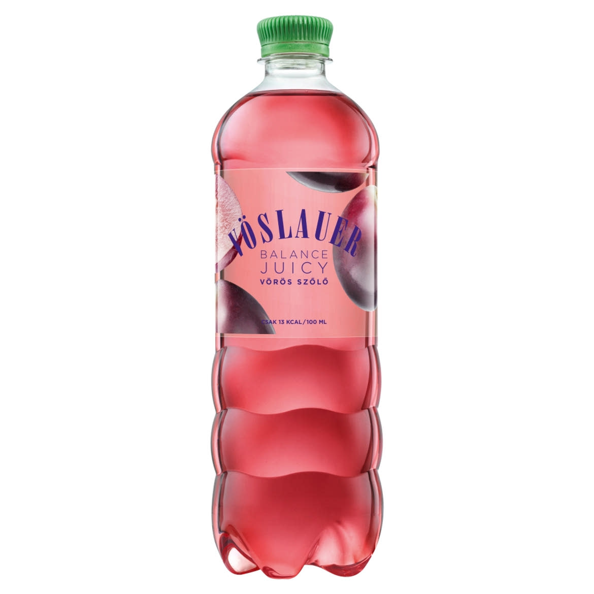 Vöslauer Balance Juicy vörös szőlőízű természetes ásványvíz alapú szénsavas üdítőital