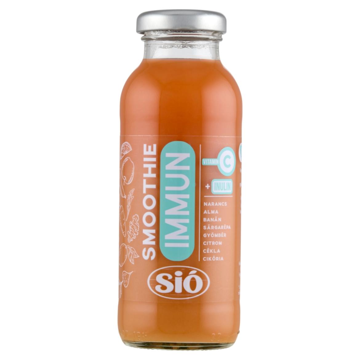 Sió Smoothie Immun Vitamin C + Inulin vegyes gyümölcs- és zöldségkészítmény