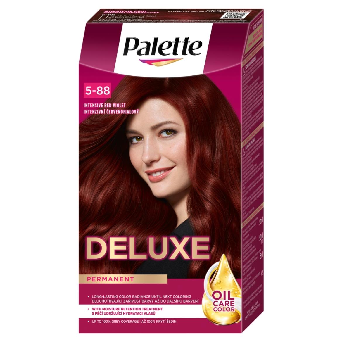 Palette Deluxe 5-88 intenzív vörös violett intenzív krémhajfesték (679)