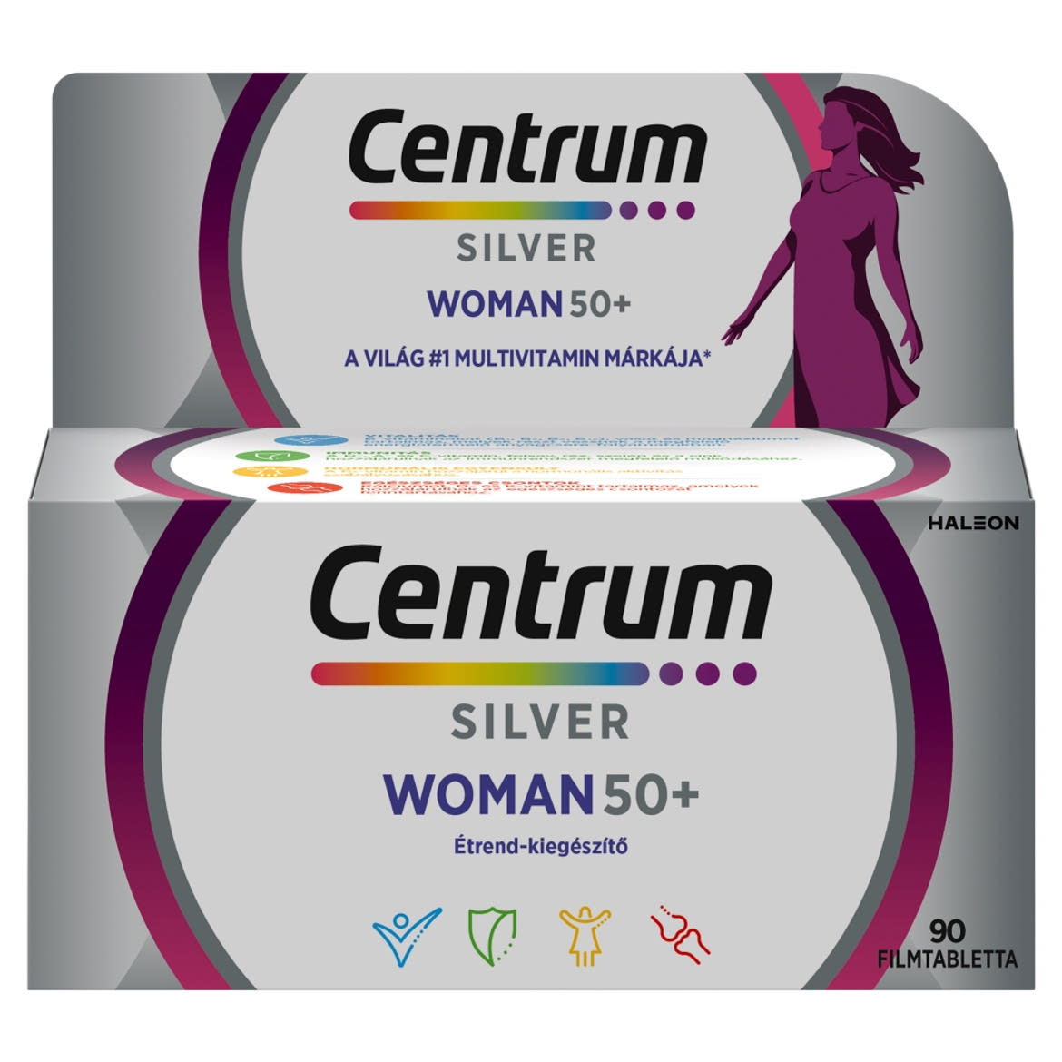 Centrum Silver Woman 50+ étrend-kiegészítő készítmény 50 éven felüli nőknek 90 db