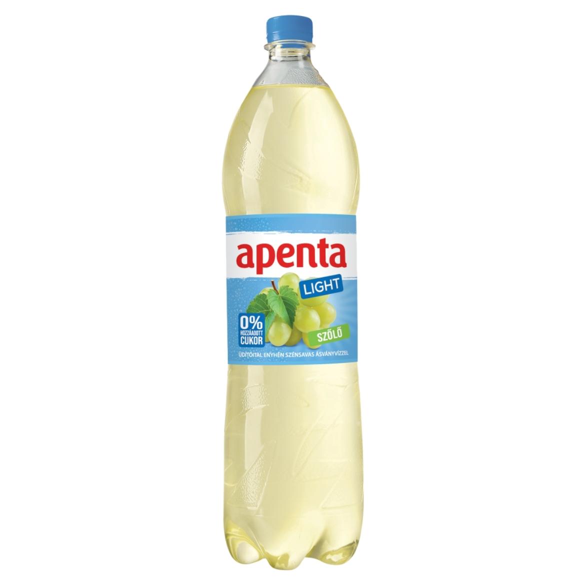 Apenta Light szőlő üdítőital enyhén szénsavas ásványvízzel