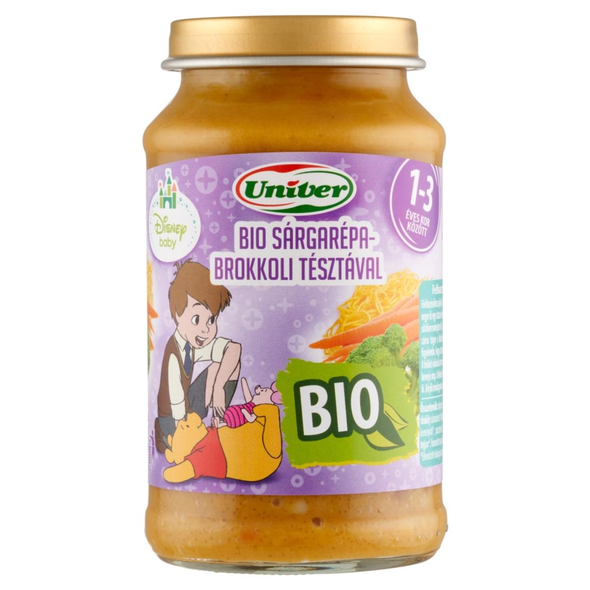 Bébiétel Bio sárgarépa-brokkoli tésztával 12 hónaposkortól