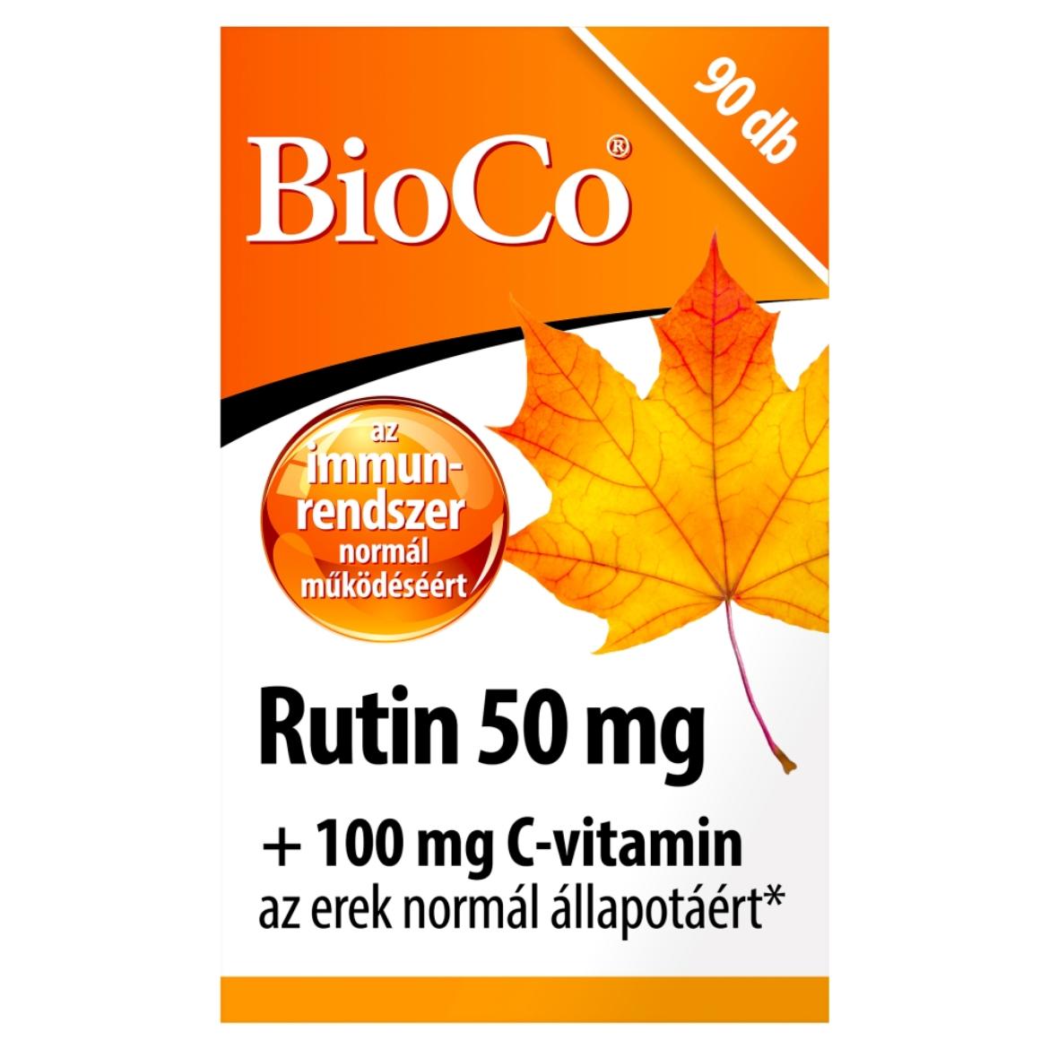 BioCo Rutin 50 mg + 100 mg C-vitamin tabletta